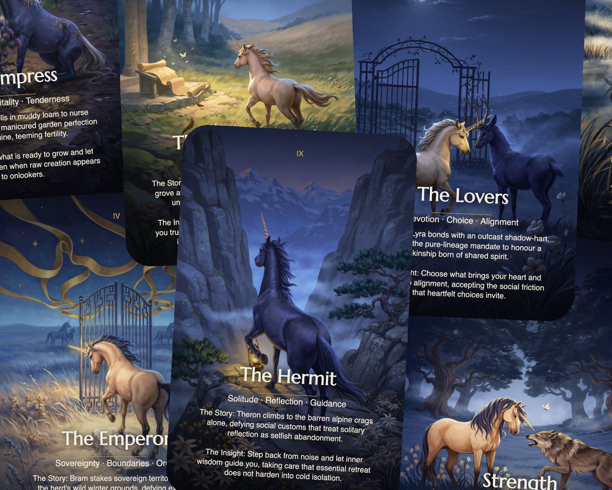 Rebel Unicorns Tarot — arrangement 2