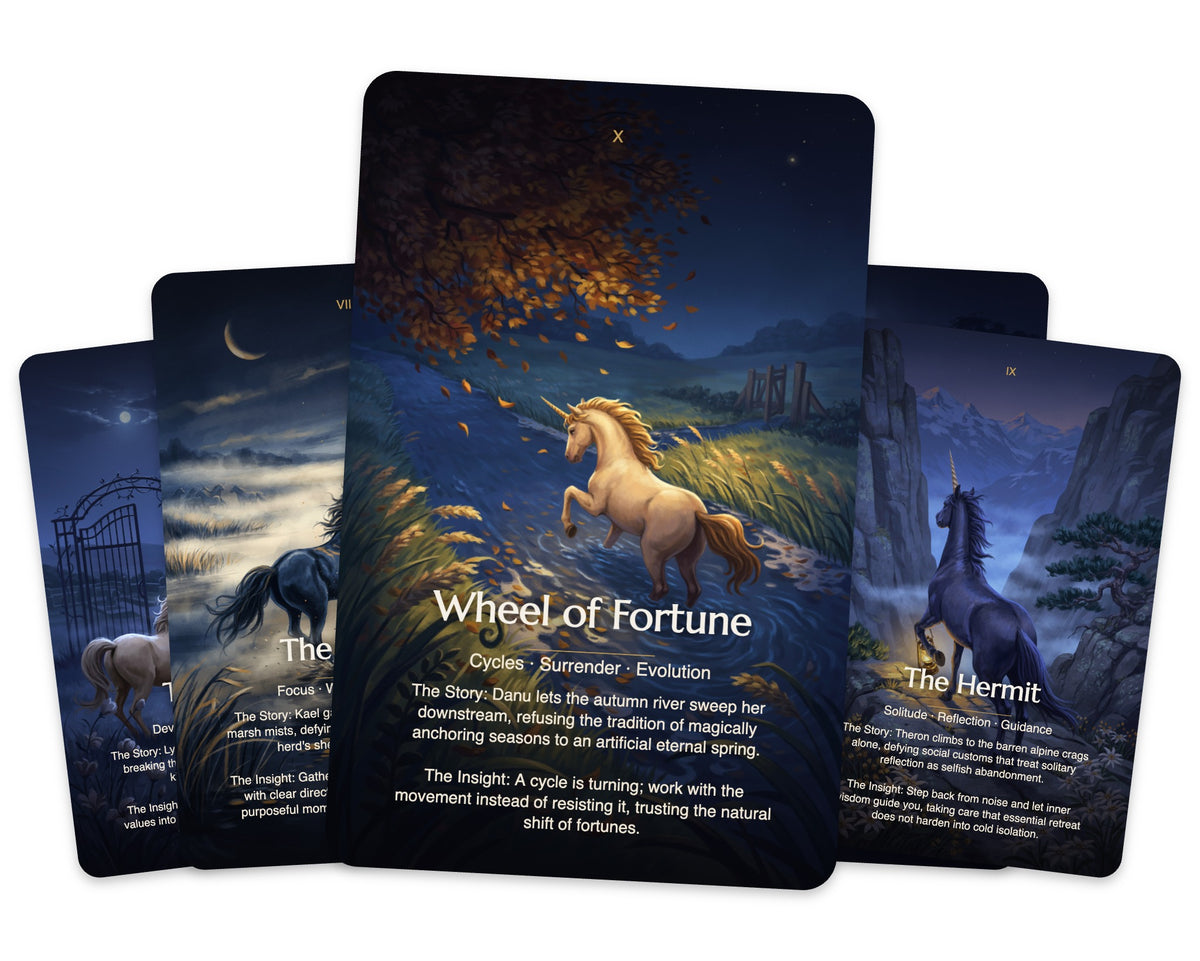 Rebel Unicorns Tarot — arrangement 3