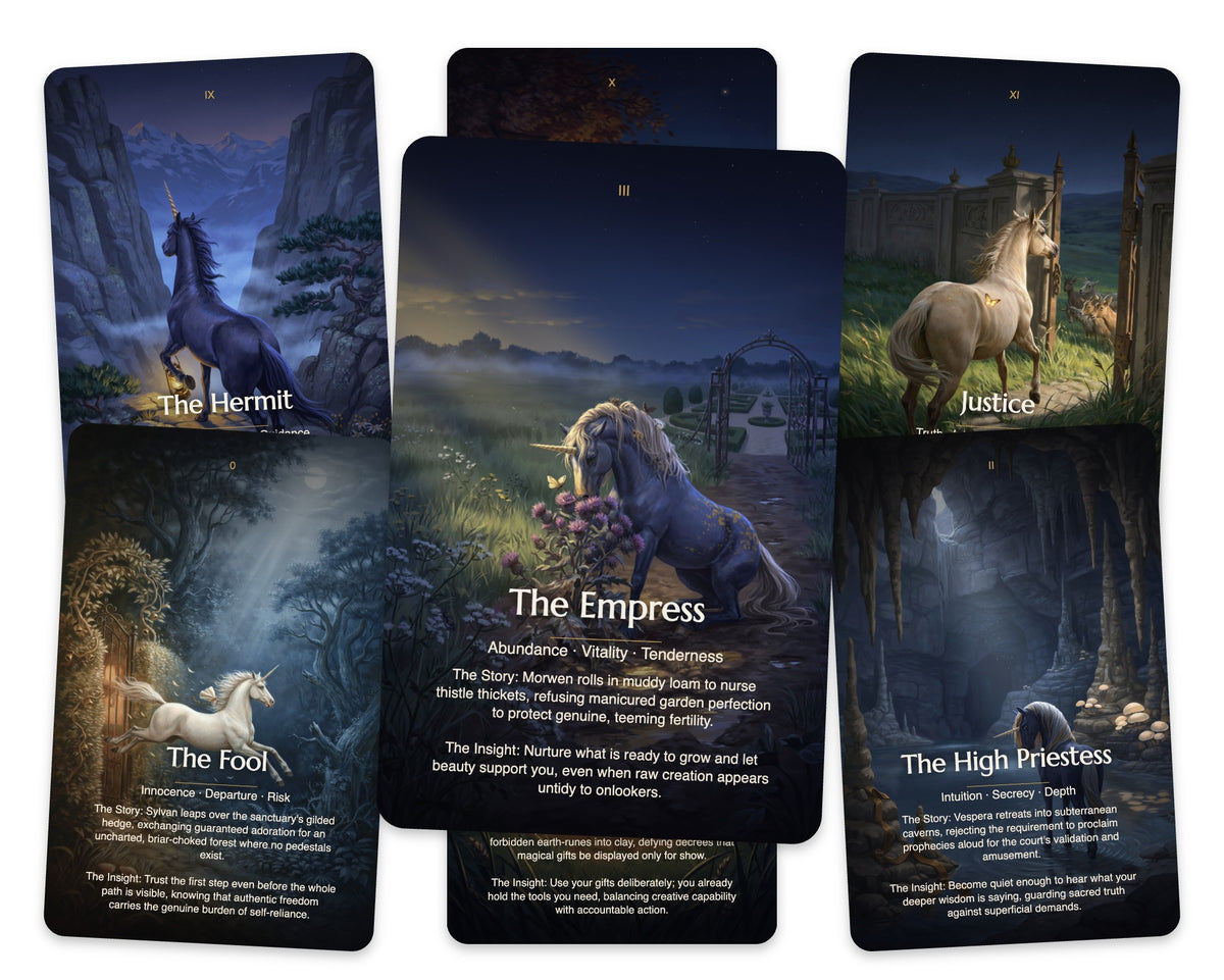 Rebel Unicorns Tarot — arrangement 4