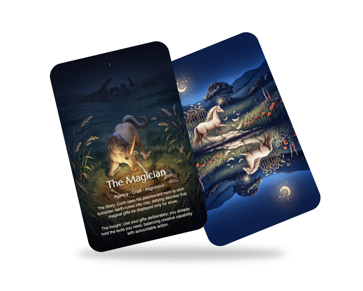 Rebel Unicorns Tarot — arrangement 9