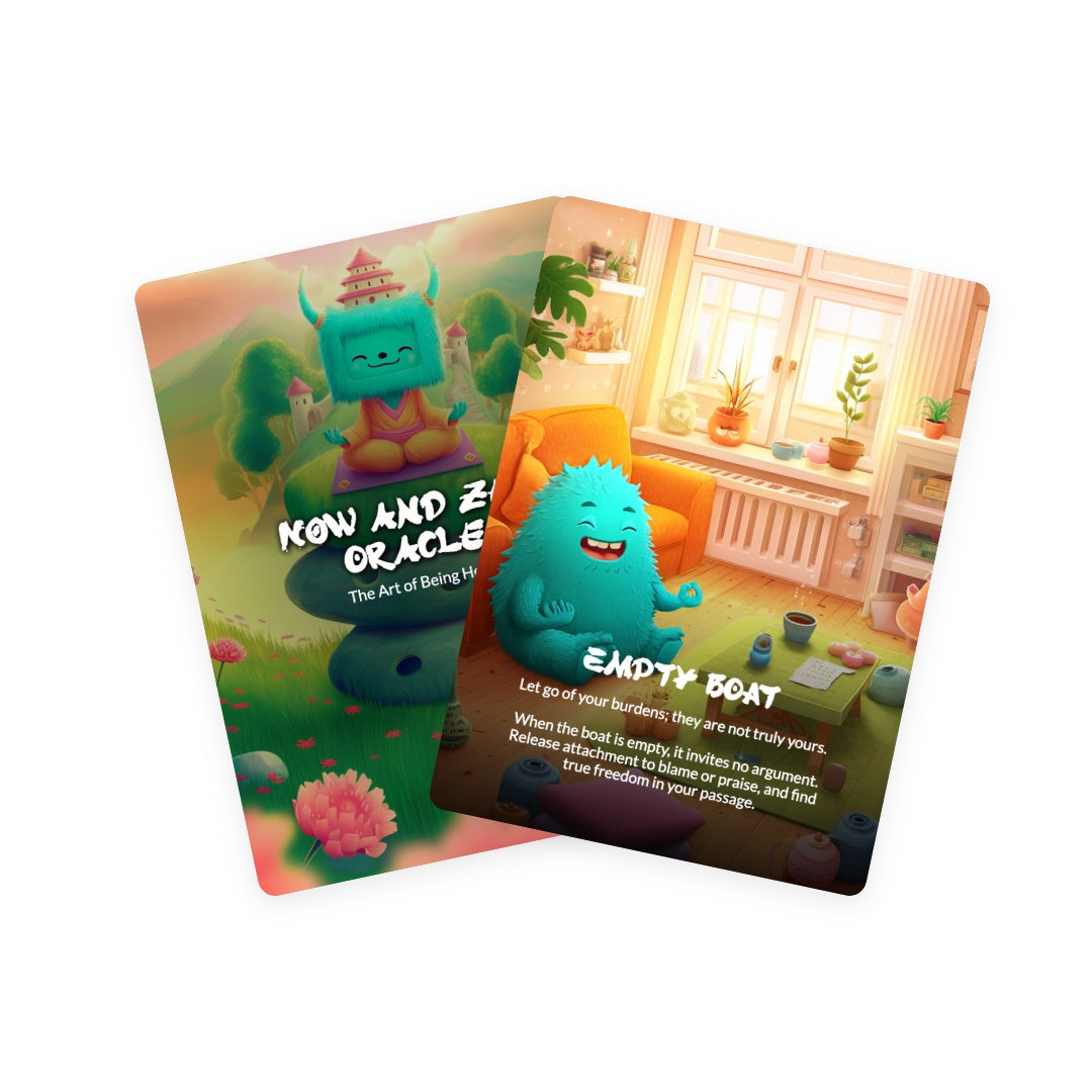 Now and Zen Oracle Deck - The Art of Being Here - 78 Cards