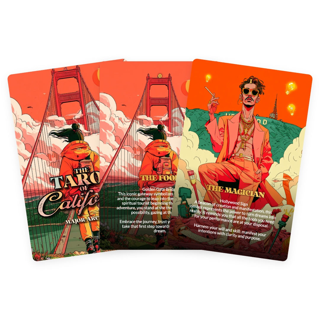 The Tarot of California - The 22 Major Arcana