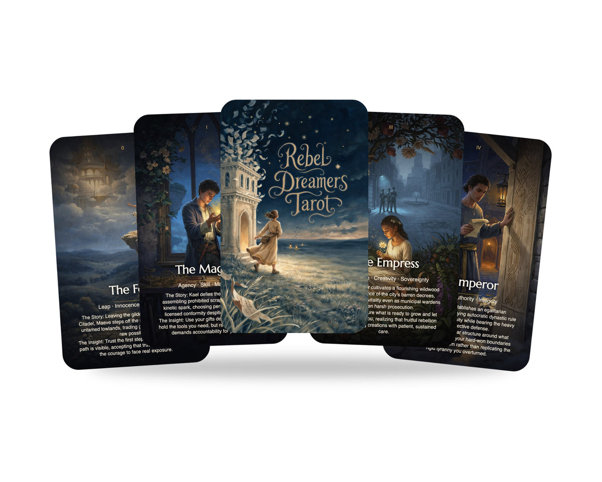 Rebel Dreamers Tarot — arrangement 1