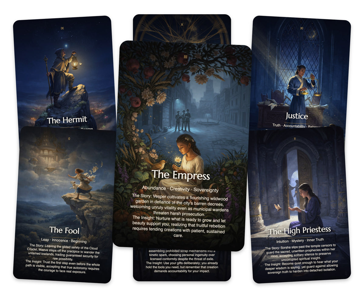 Rebel Dreamers Tarot — arrangement 4