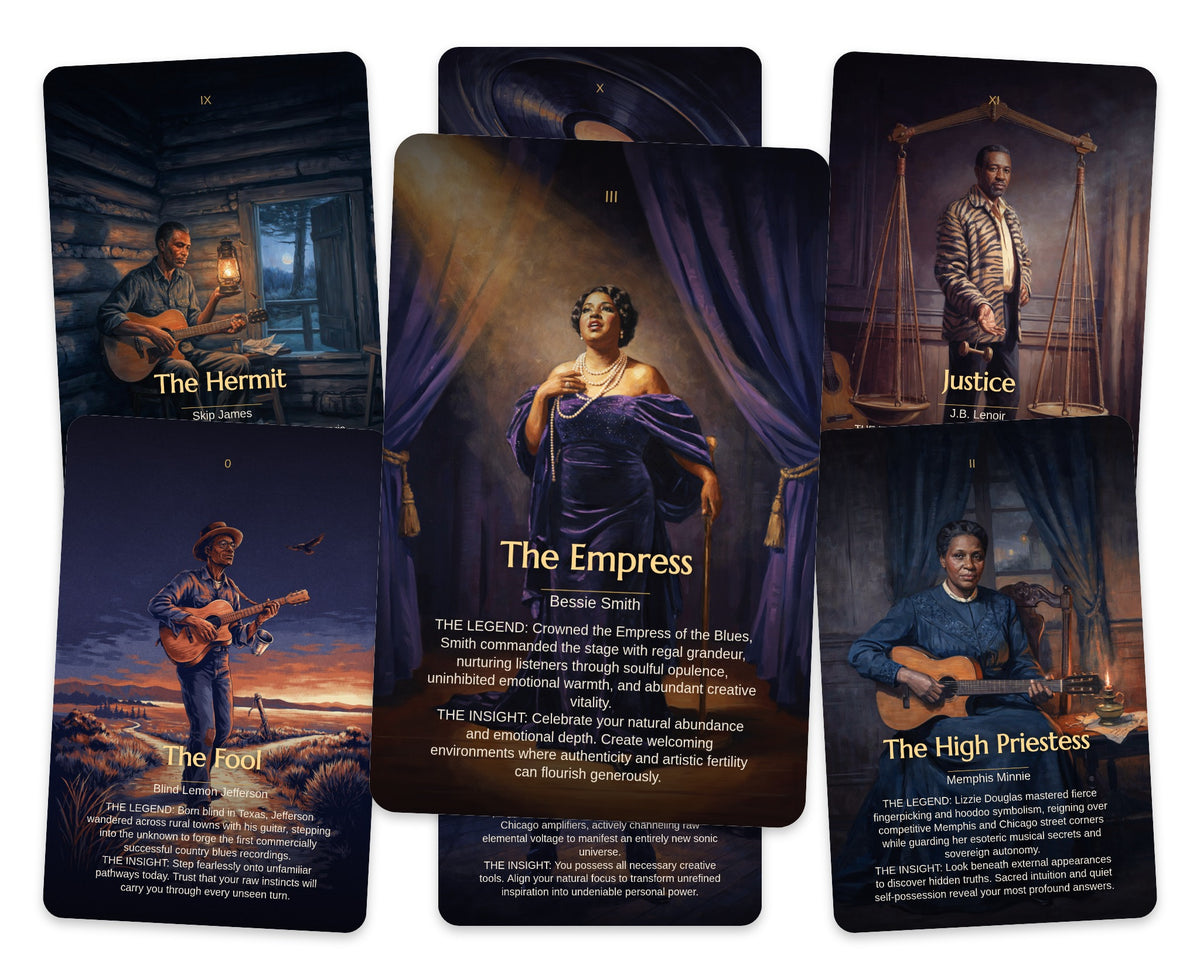 Blues Legends Tarot — arrangement 4