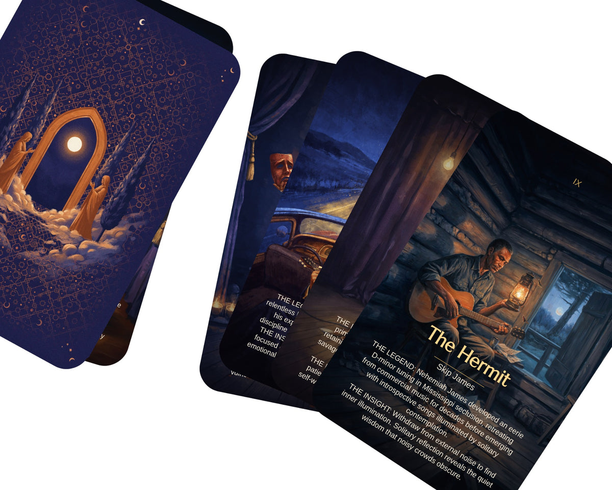 Blues Legends Tarot — arrangement 6