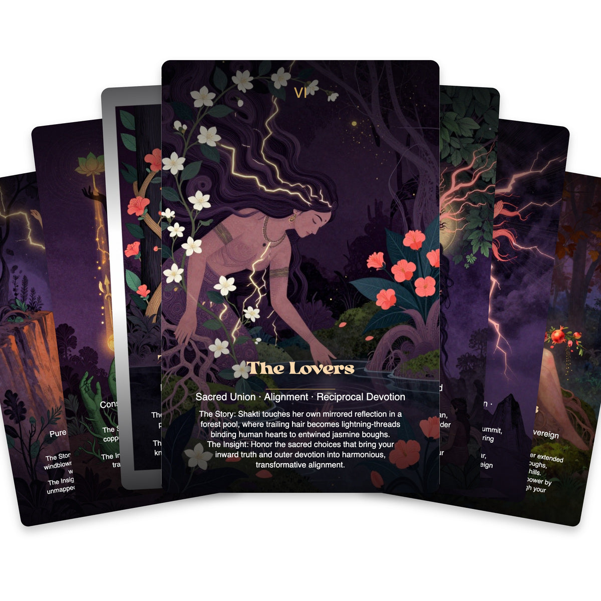 Shakti The Power of Becoming Tarot — arrangement 3