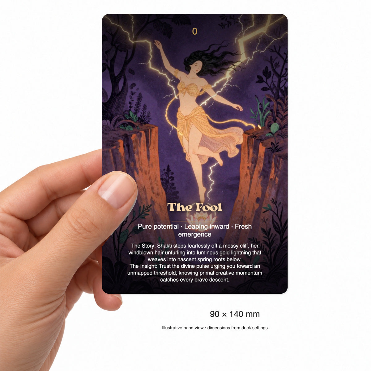 Shakti The Power of Becoming Tarot — arrangement 4