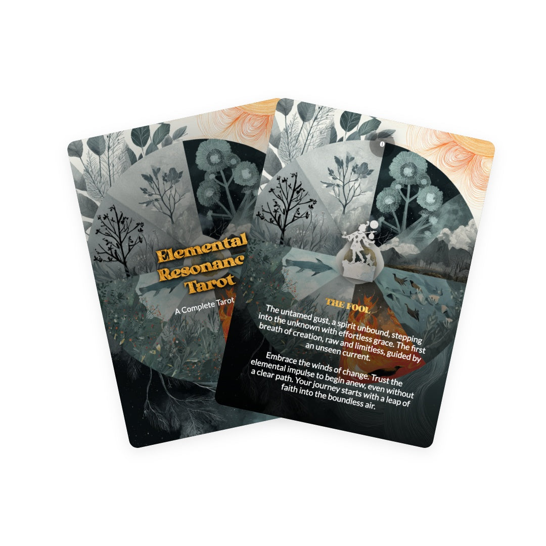 Elemental Resonance Tarot - 78 Cards