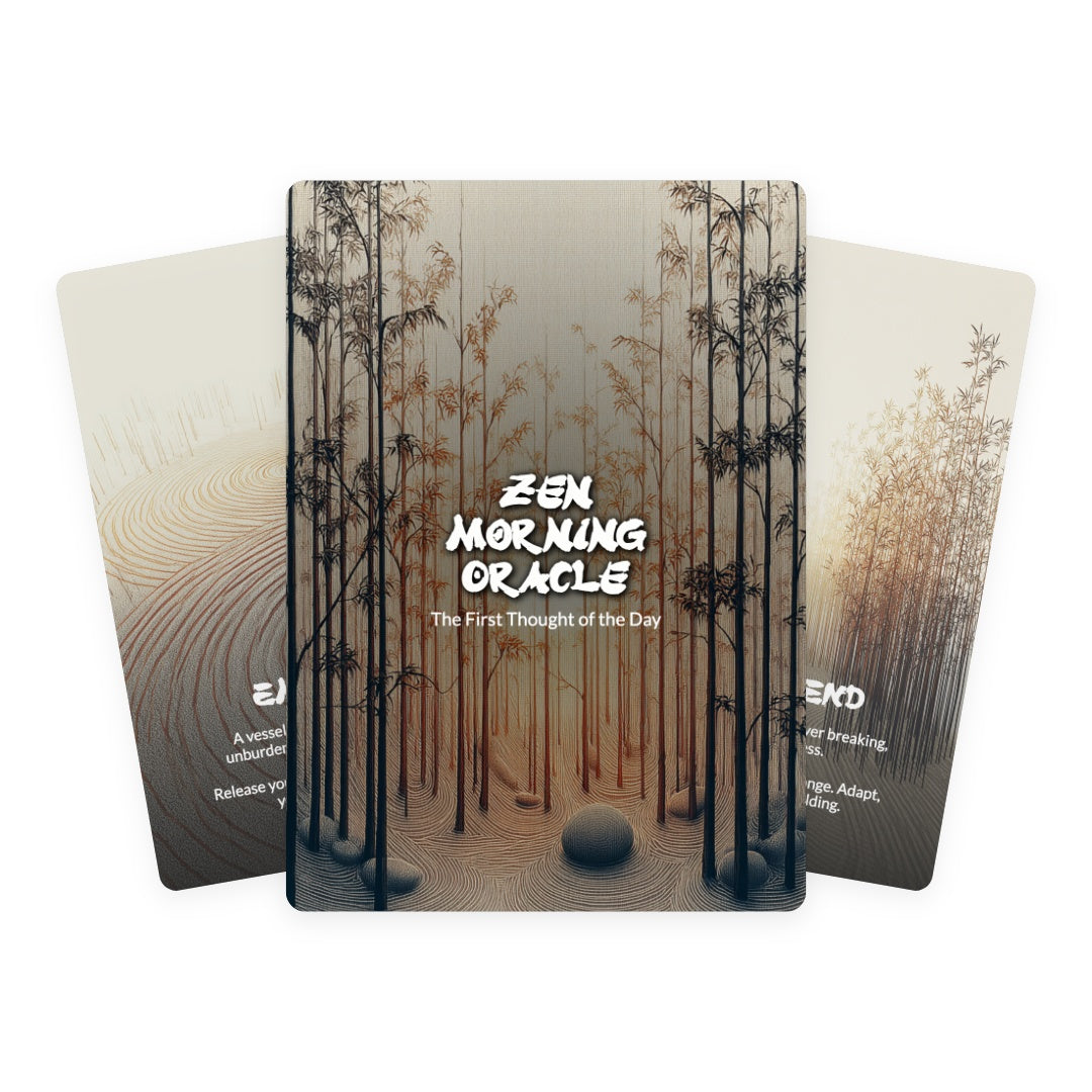 Zen Morning Oracle Deck - 78 Card Mindfulness & Meditation Oracle