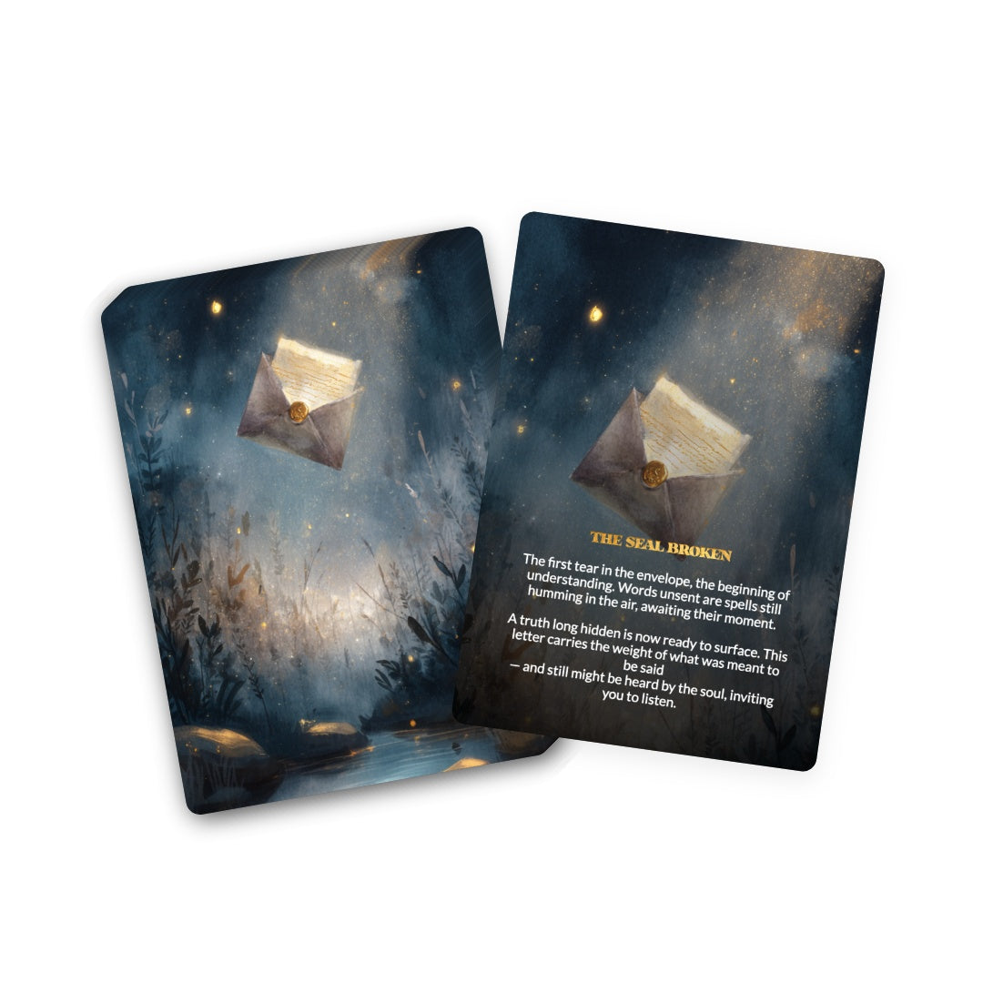 The Unsent Letter Oracle - Oracle Cards
