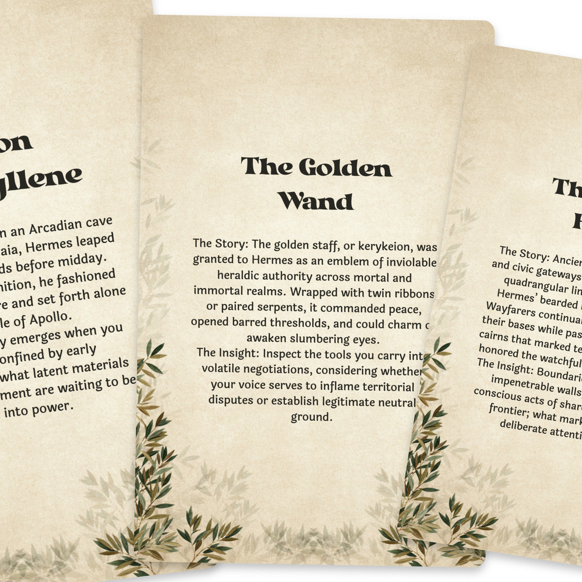 The Oracle of Hermes – Greek Messenger God Oracle Cards, 22-Card Mythology Deck — arrangement 4