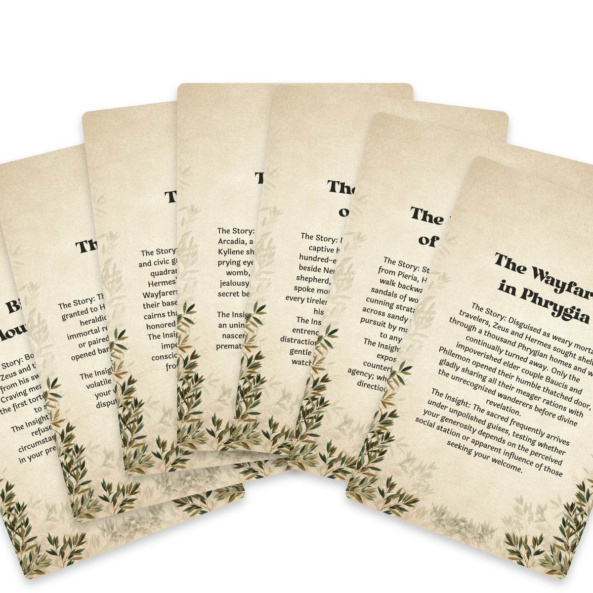 The Oracle of Hermes – Greek Messenger God Oracle Cards, 22-Card Mythology Deck — arrangement 9