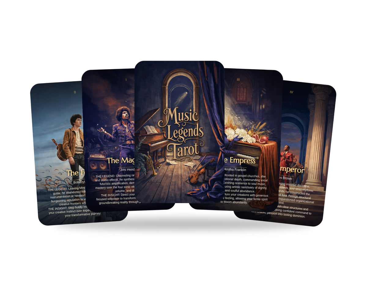 Music Legends Tarot — arrangement 1