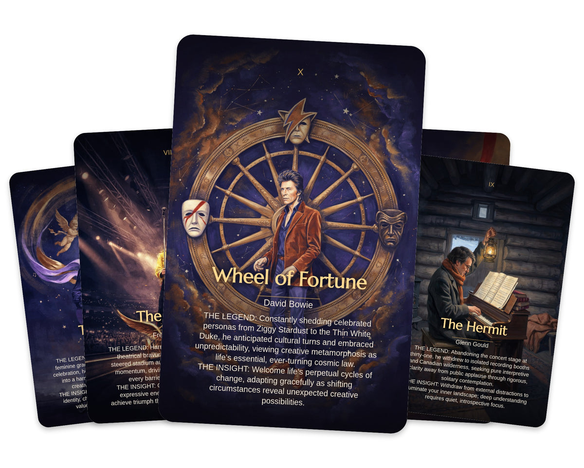Music Legends Tarot — arrangement 3