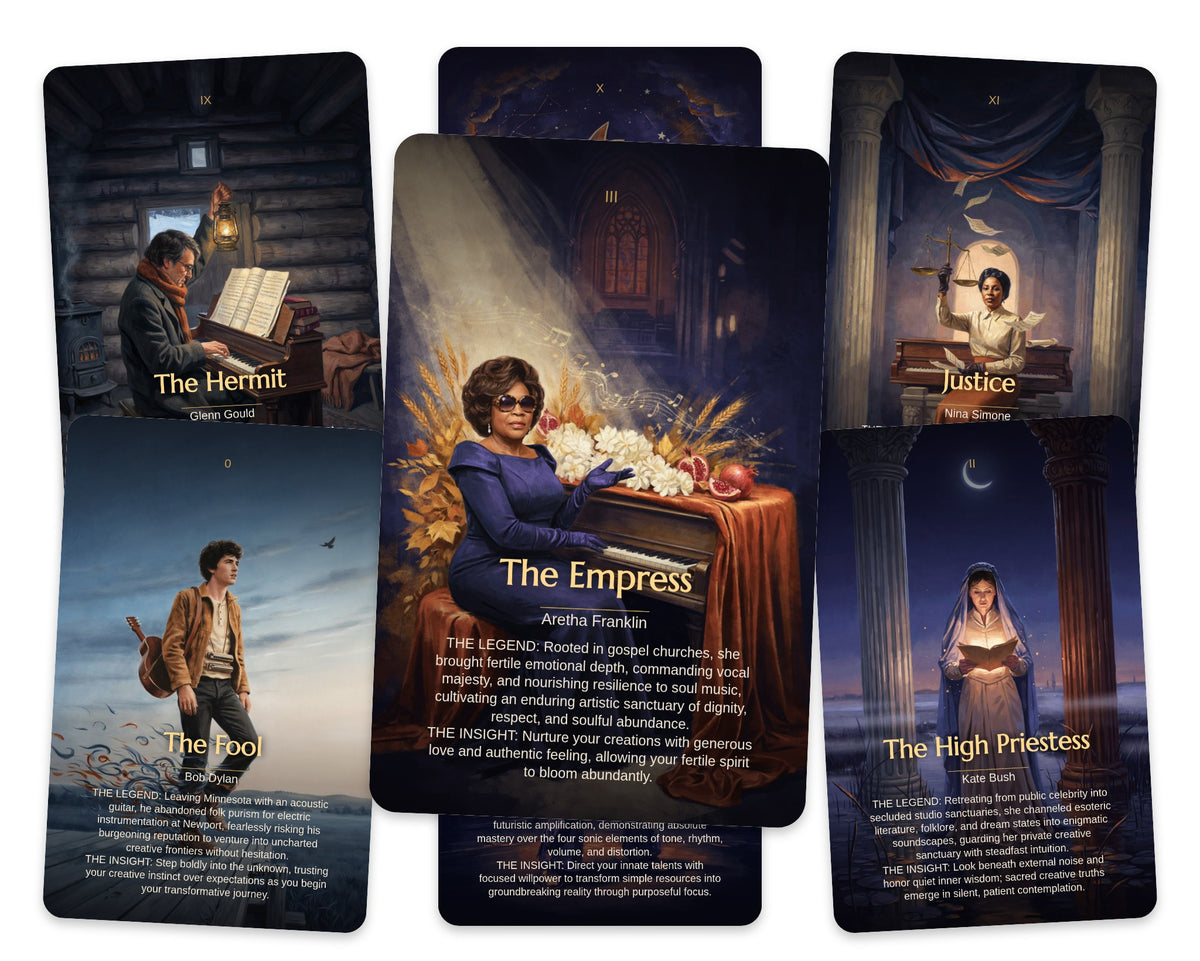 Music Legends Tarot — arrangement 4