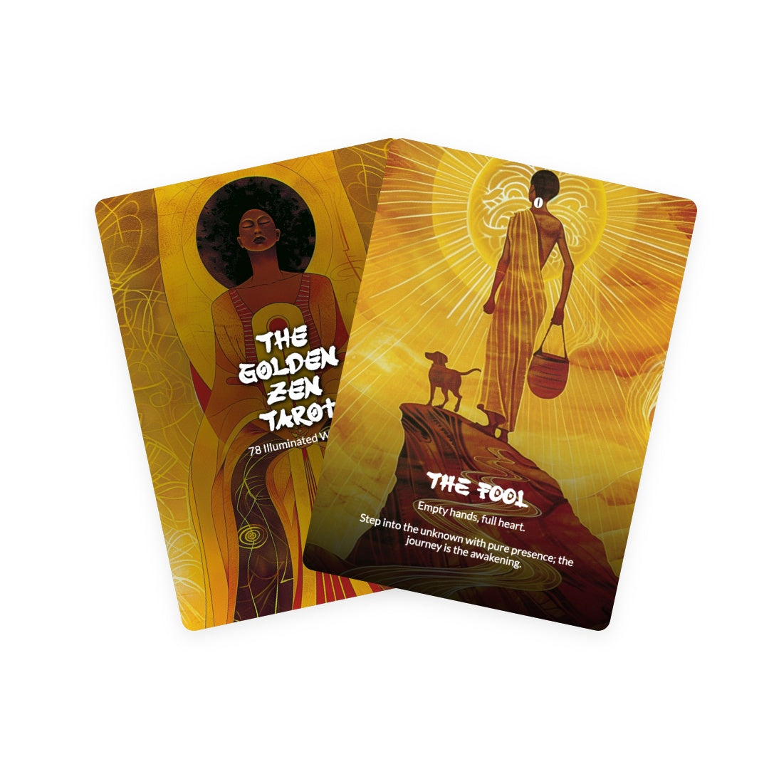 The Golden Zen Tarot - 78 Illuminated Wisdom