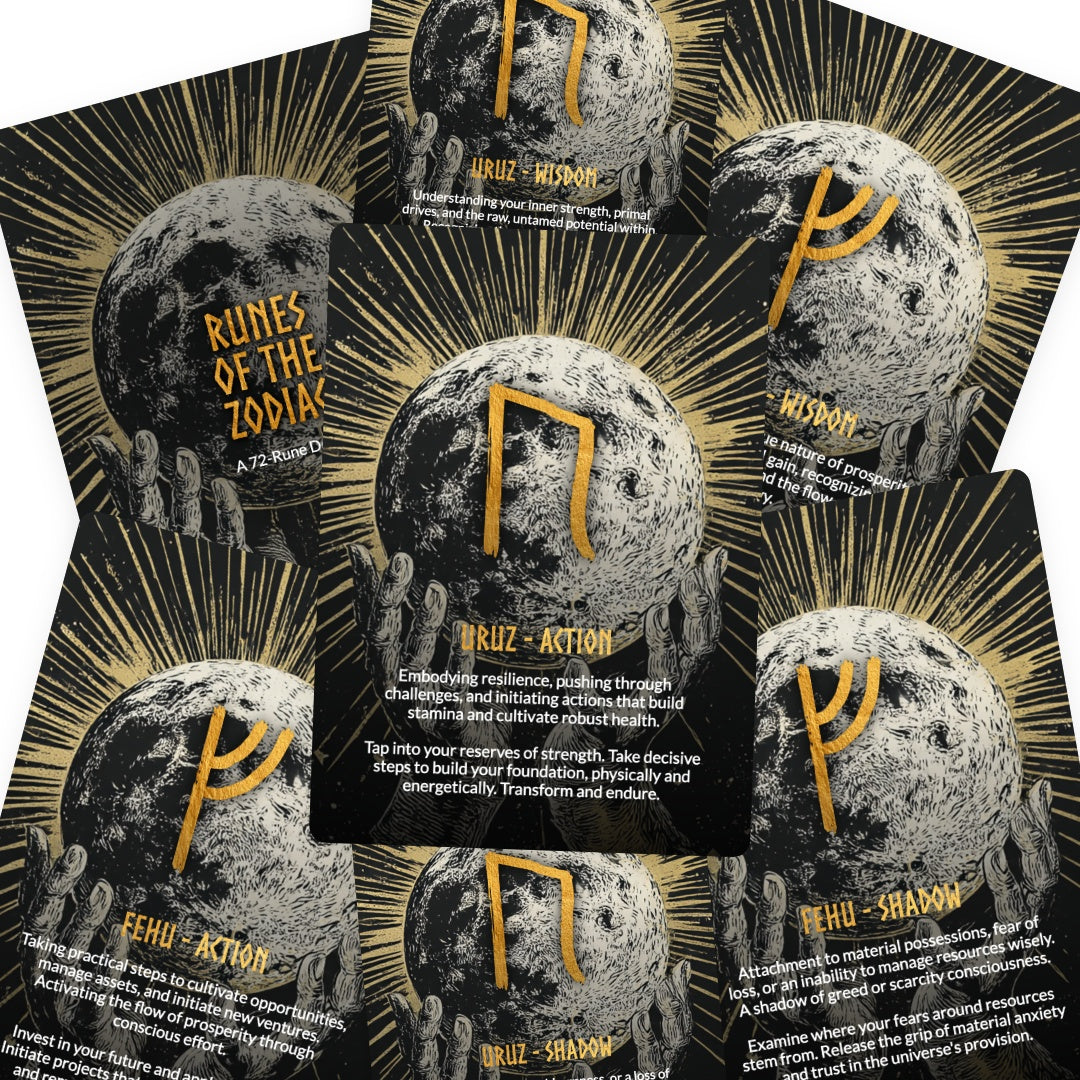 Runes  of the  Zodiac - 72 Cards