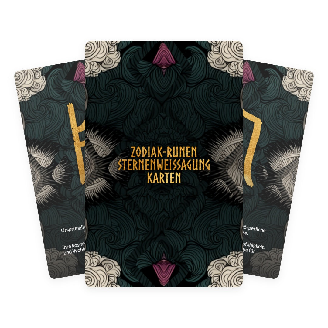 Zodiak-Runen: Sternenweissagung Karten