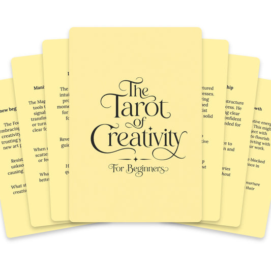 The Tarot of Creativity — For Beginners — arrangement 1