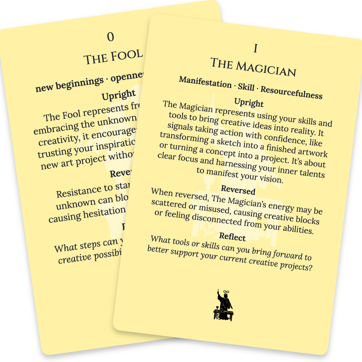 The Tarot of Creativity — For Beginners — arrangement 10