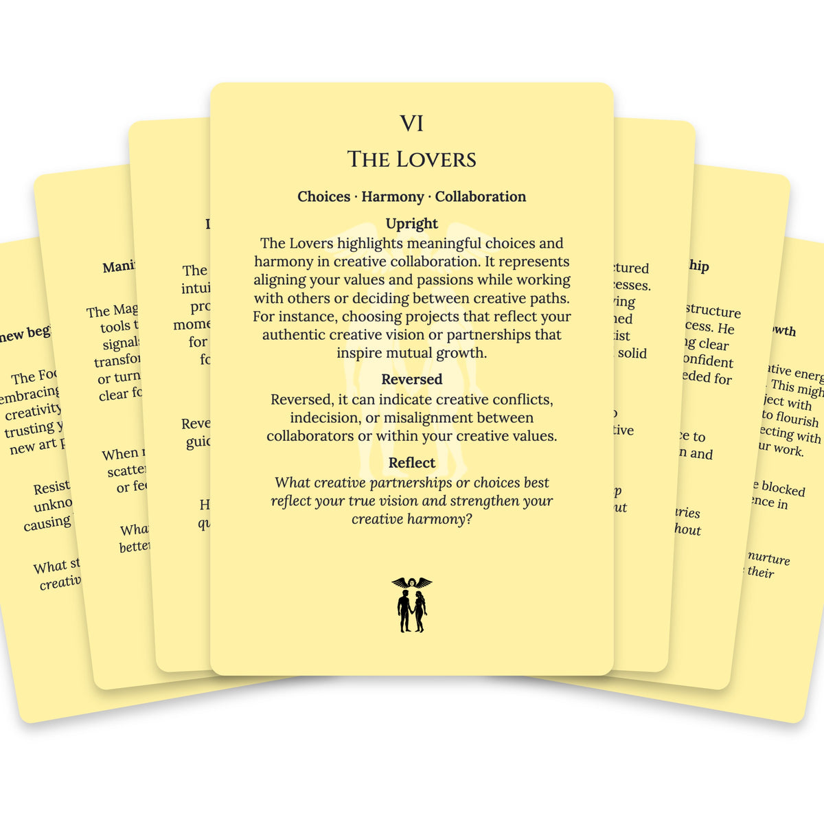 The Tarot of Creativity — For Beginners — arrangement 2