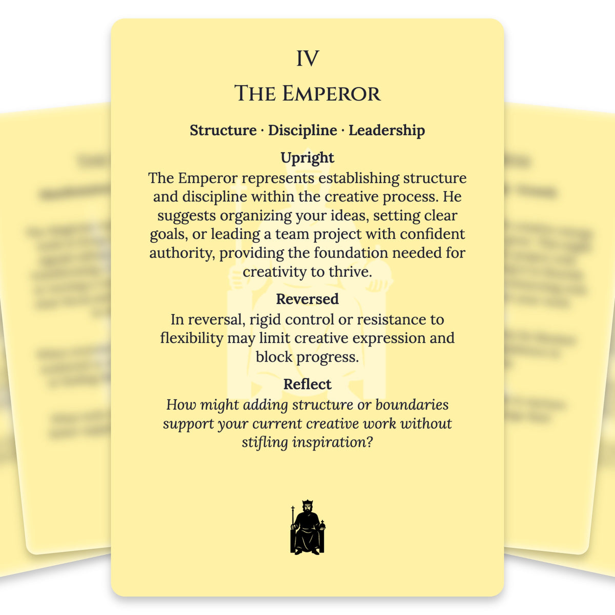 The Tarot of Creativity — For Beginners — arrangement 3