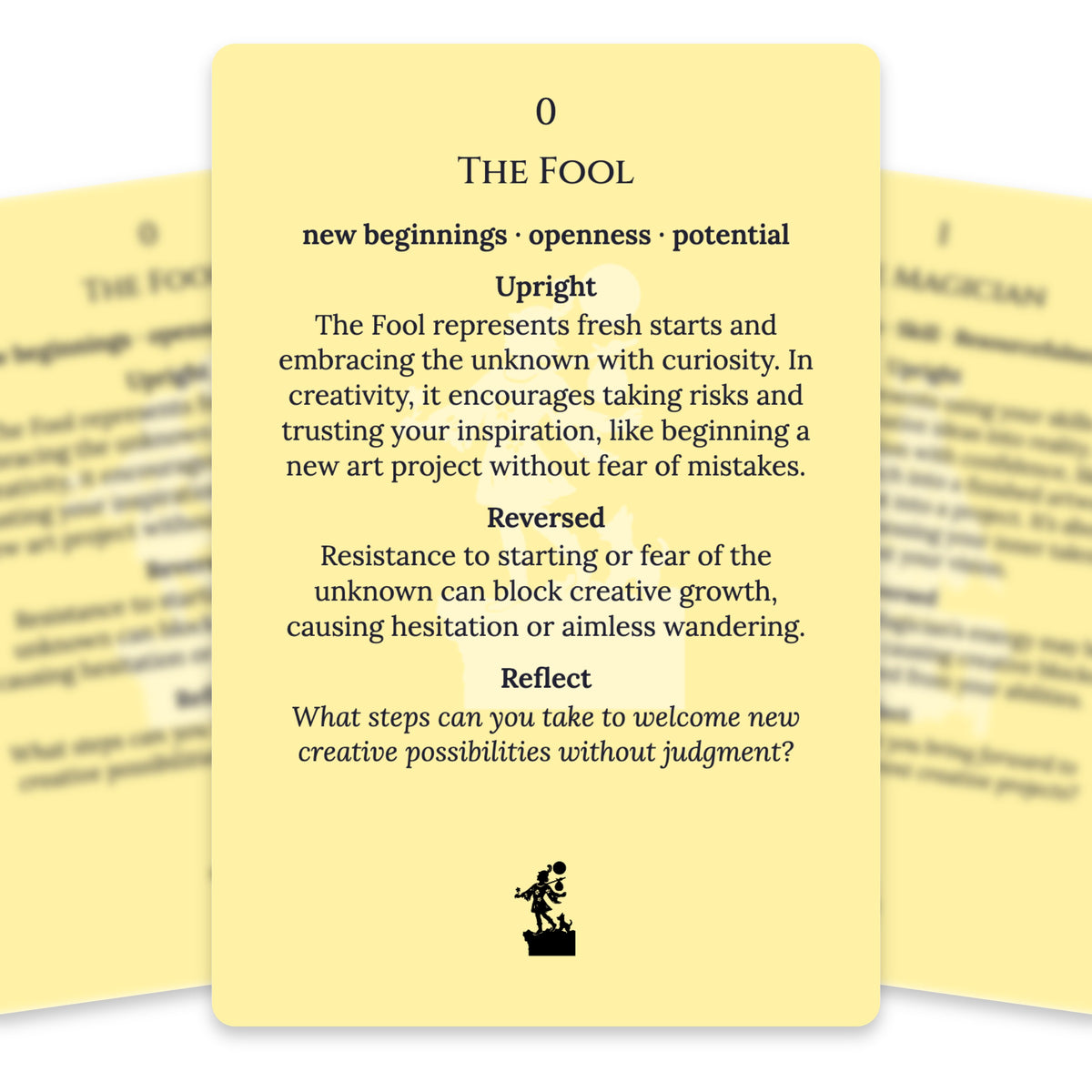 The Tarot of Creativity — For Beginners — arrangement 5