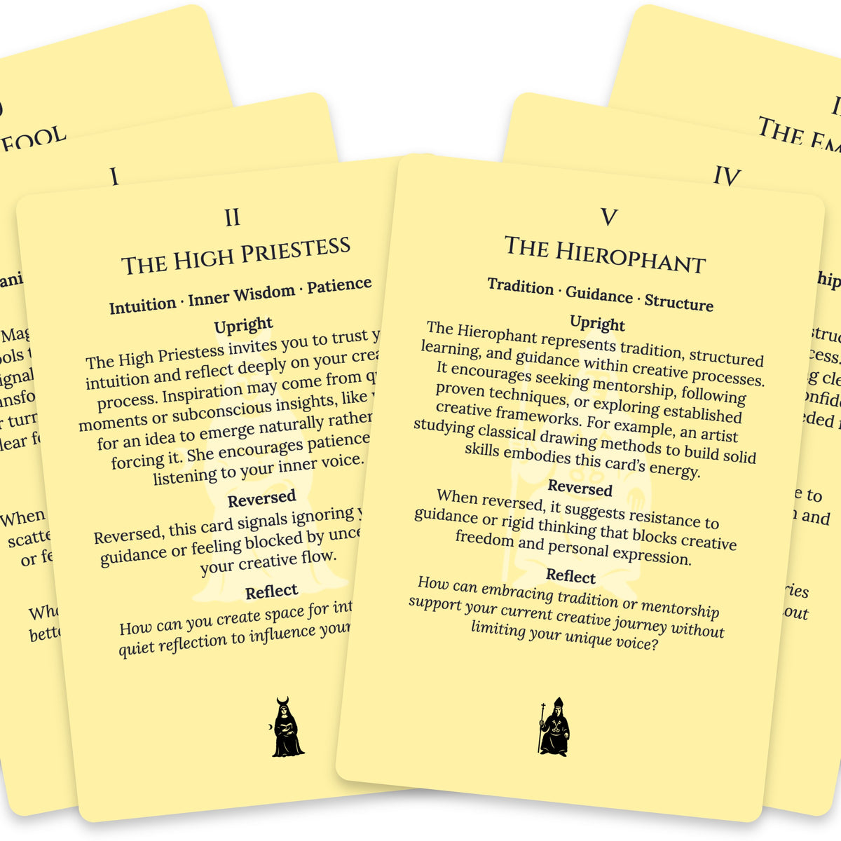 The Tarot of Creativity — For Beginners — arrangement 6