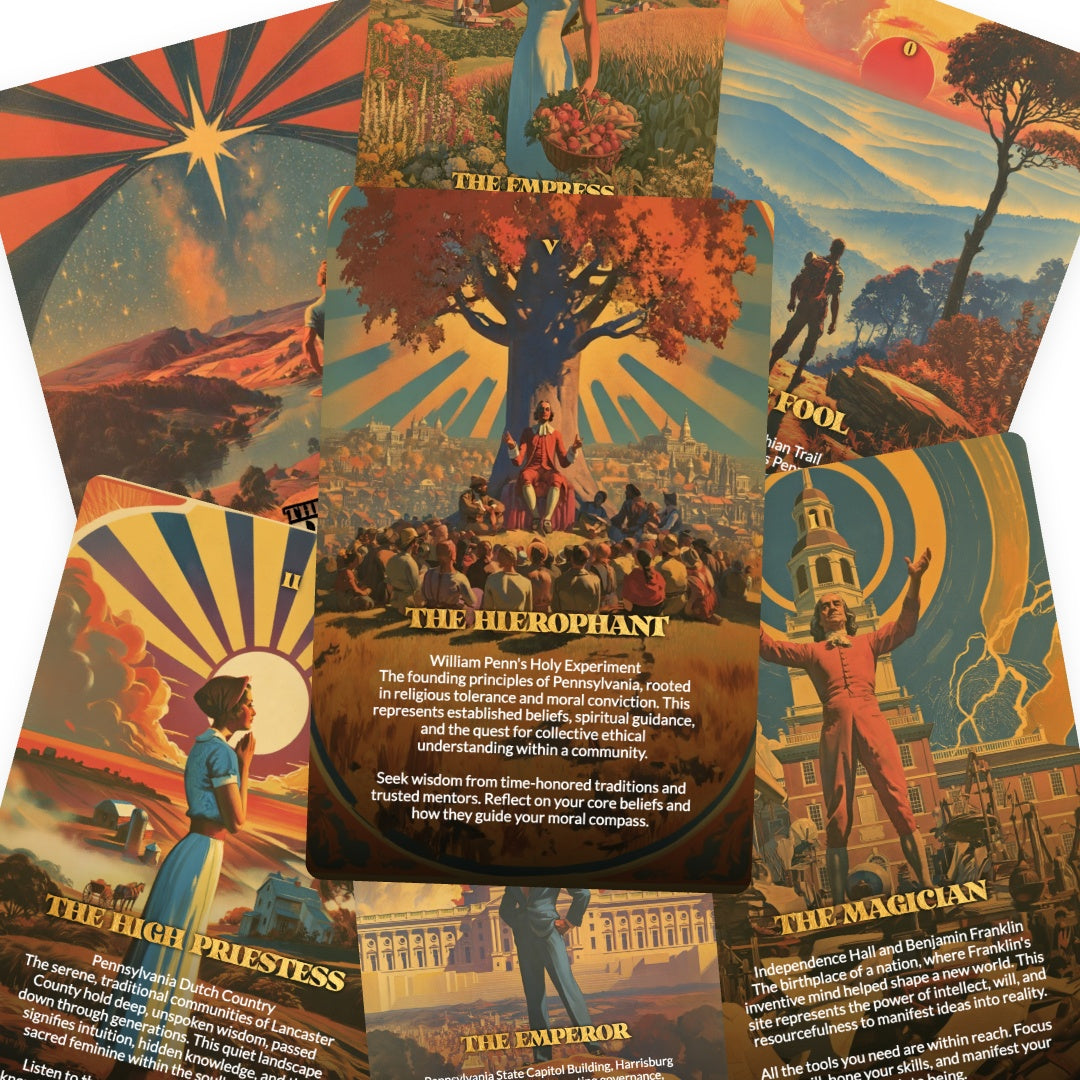 The Tarot of Pennsylvania - The 22 Major Arcana
