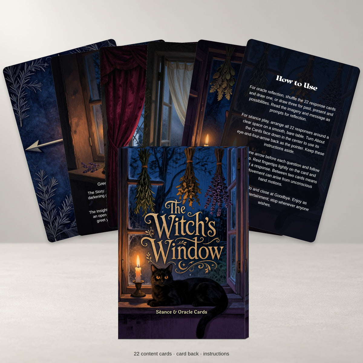 The Witch’s Window - 24 Séance & Oracle Cards — arrangement 4