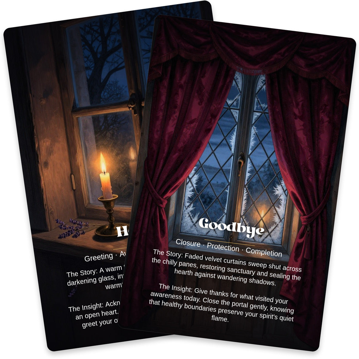 The Witch’s Window - 24 Séance & Oracle Cards — arrangement 6
