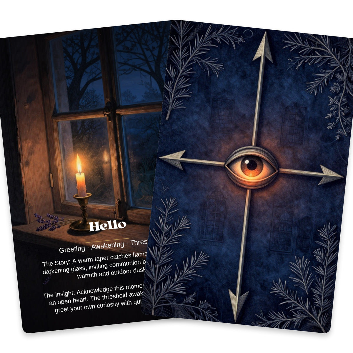 The Witch’s Window - 24 Séance & Oracle Cards — arrangement 7