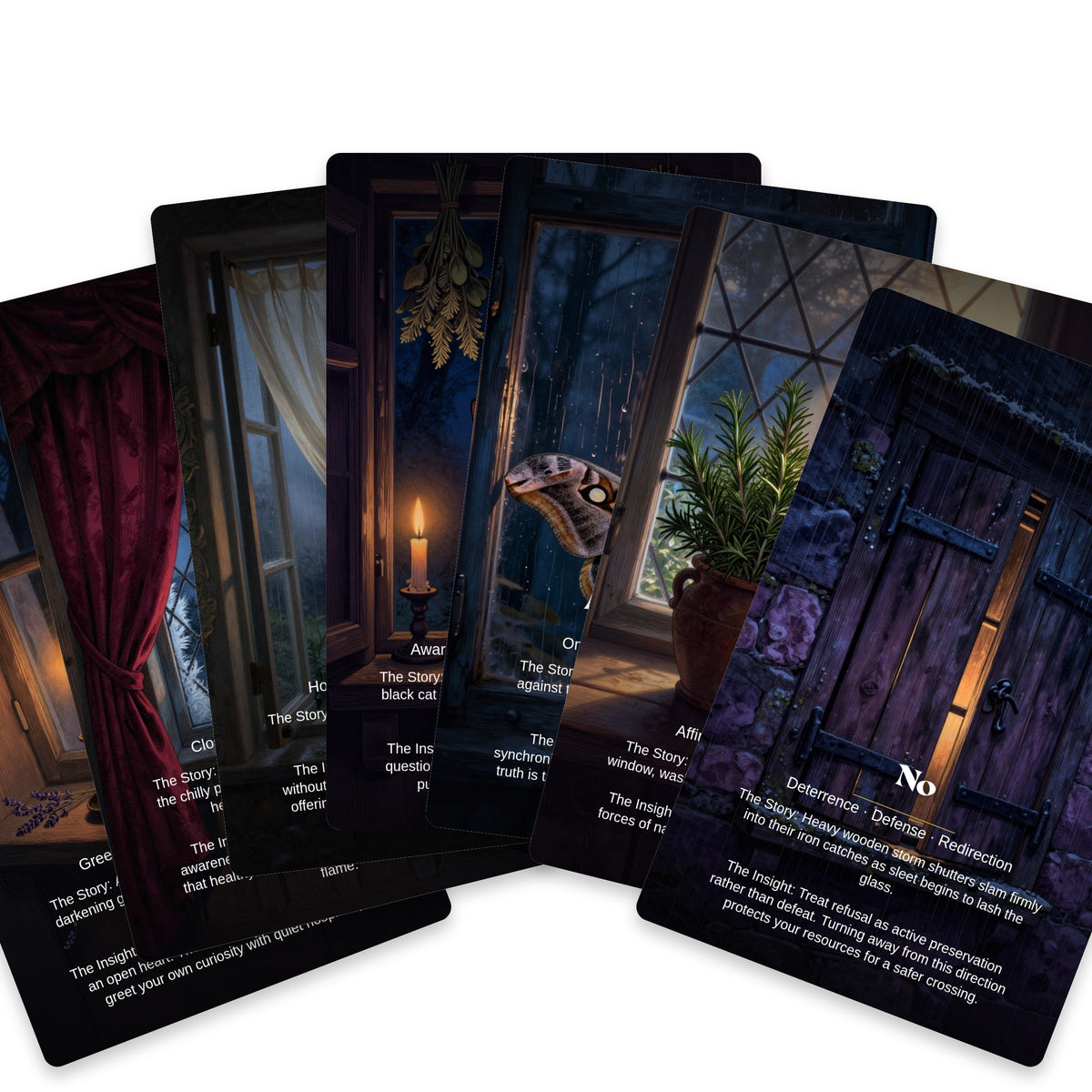 The Witch’s Window - 24 Séance & Oracle Cards — arrangement 9