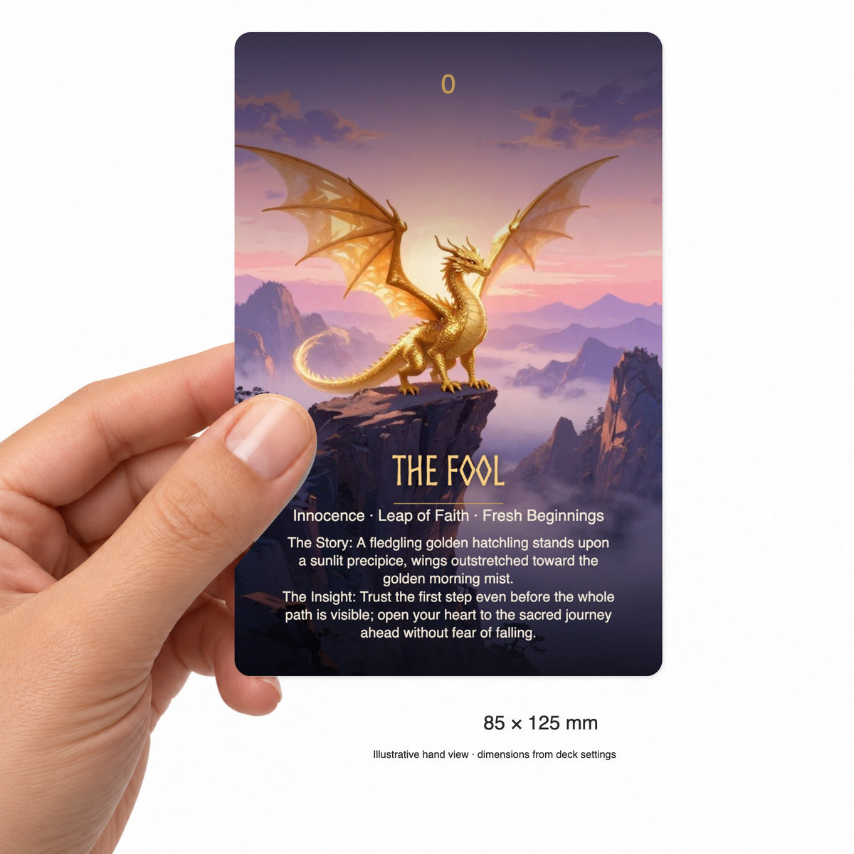 The Golden Dragon Tarot — arrangement 5