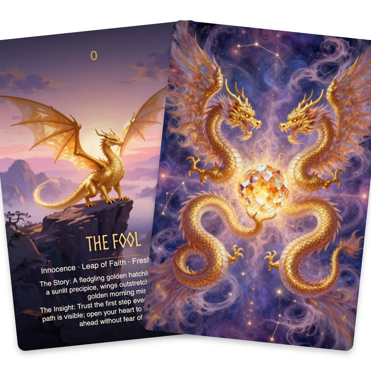 The Golden Dragon Tarot — arrangement 7