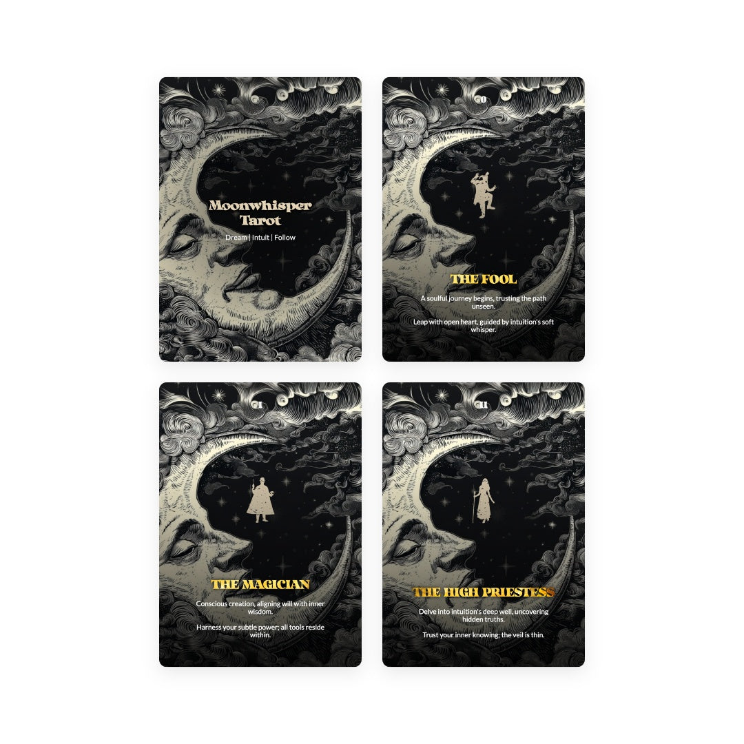 Moonwhisper Tarot - 78 cards