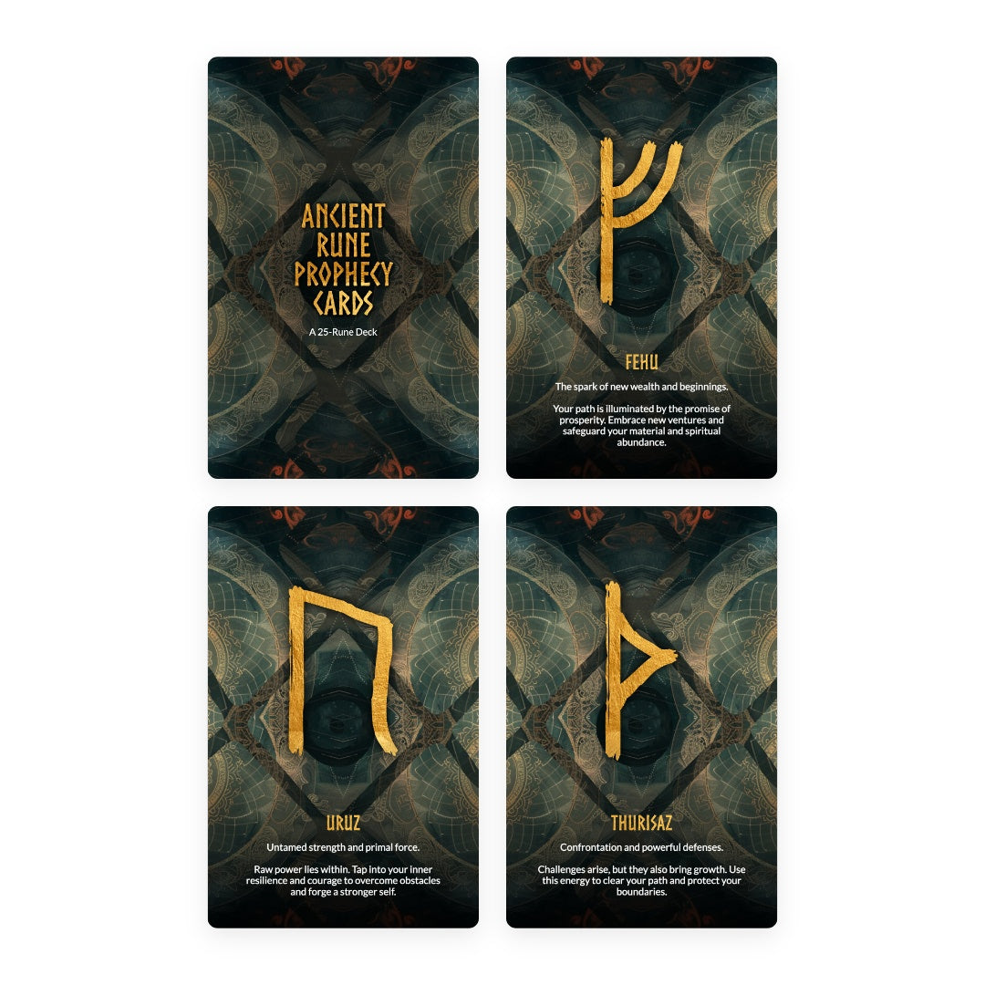 Ancient Rune Prophecy Cards