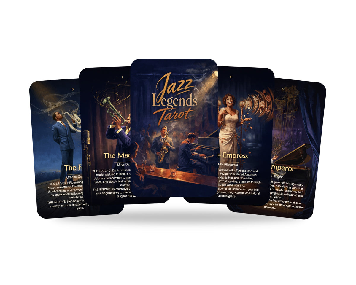 Jazz Legends Tarot — arrangement 1