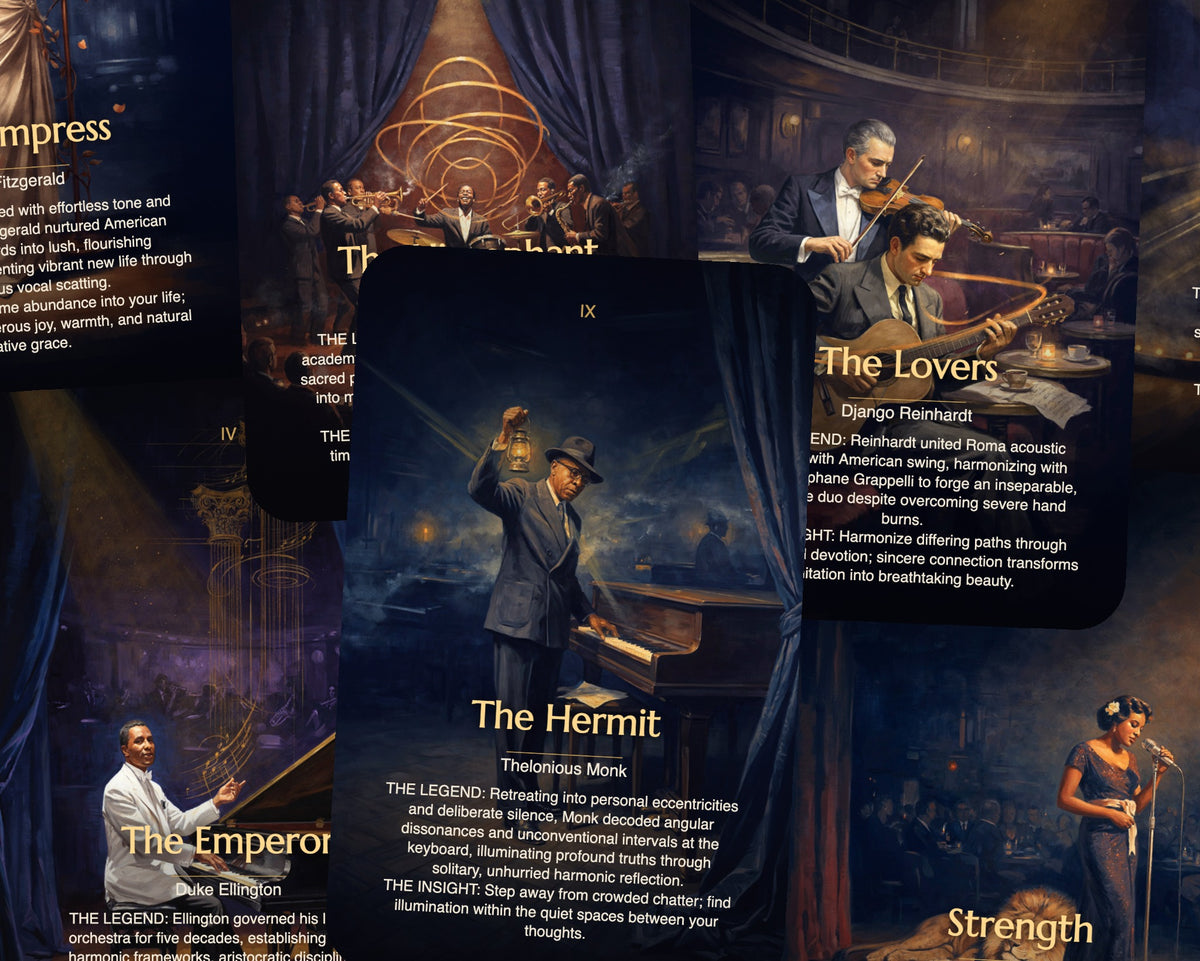Jazz Legends Tarot — arrangement 2