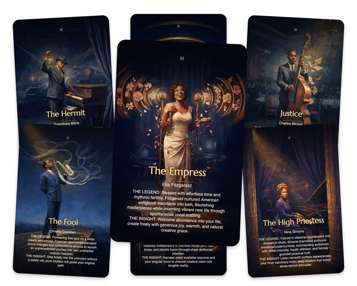 Jazz Legends Tarot — arrangement 4