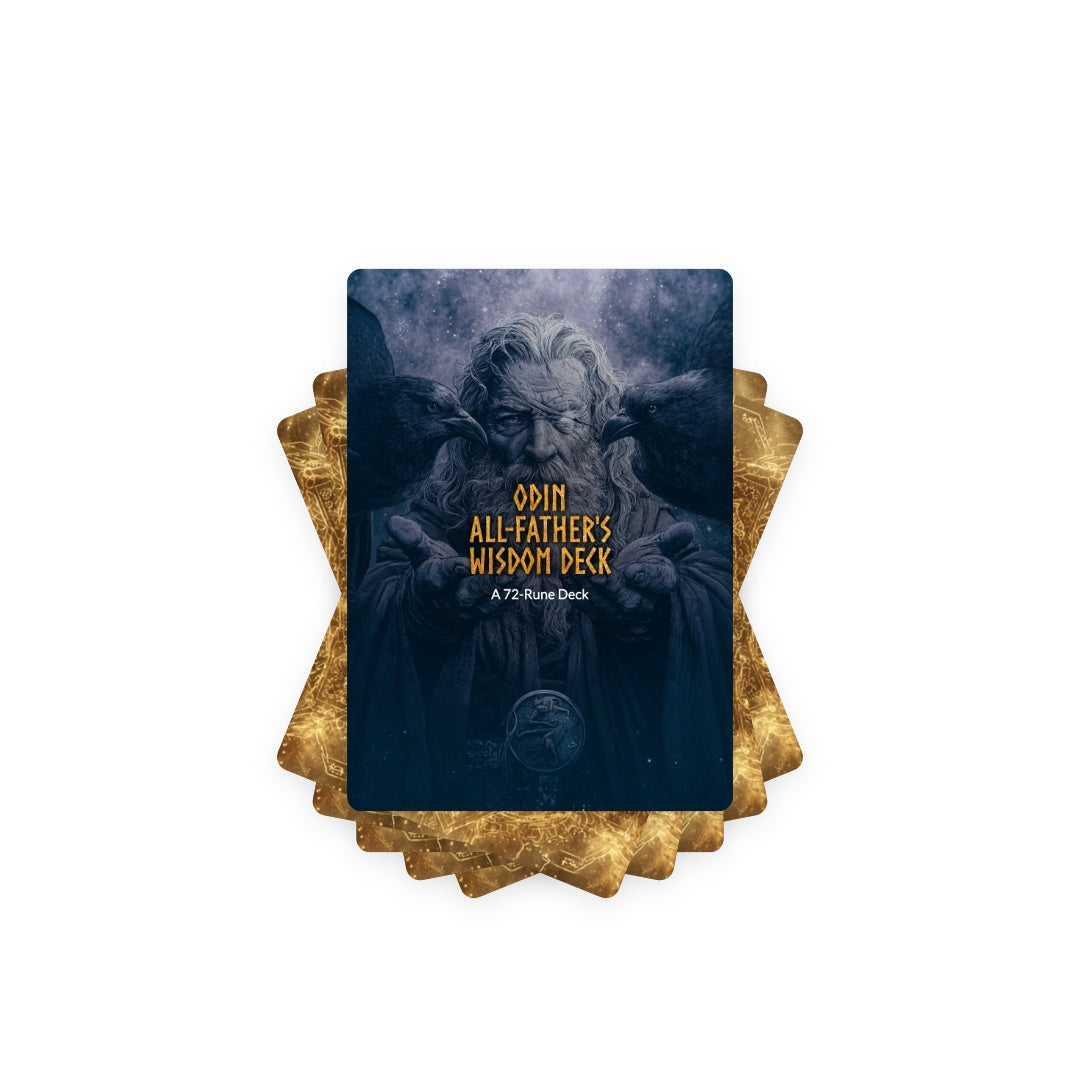 Odin: All-Father's Wisdom Deck - 72 Runes