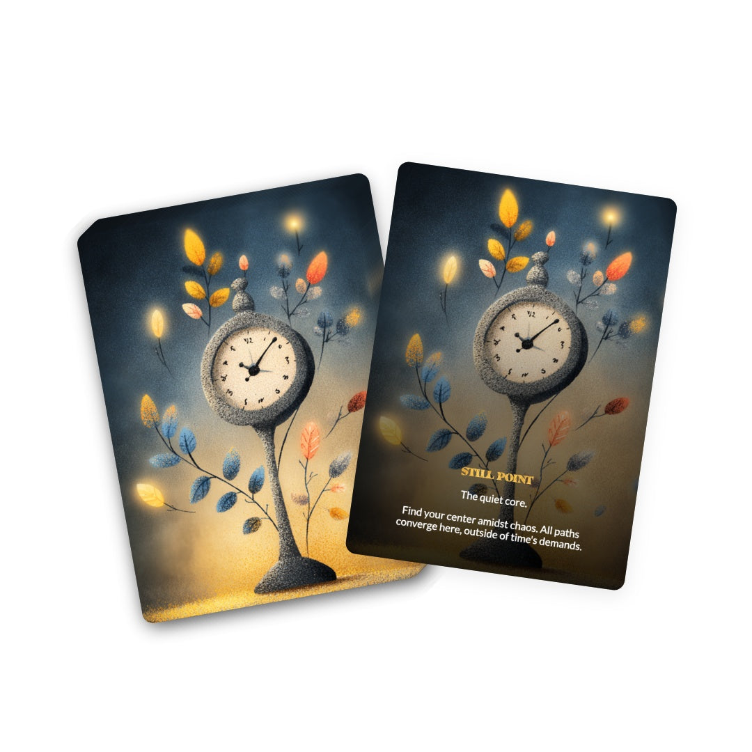The Clock That Forgot Time - Oracle Cards