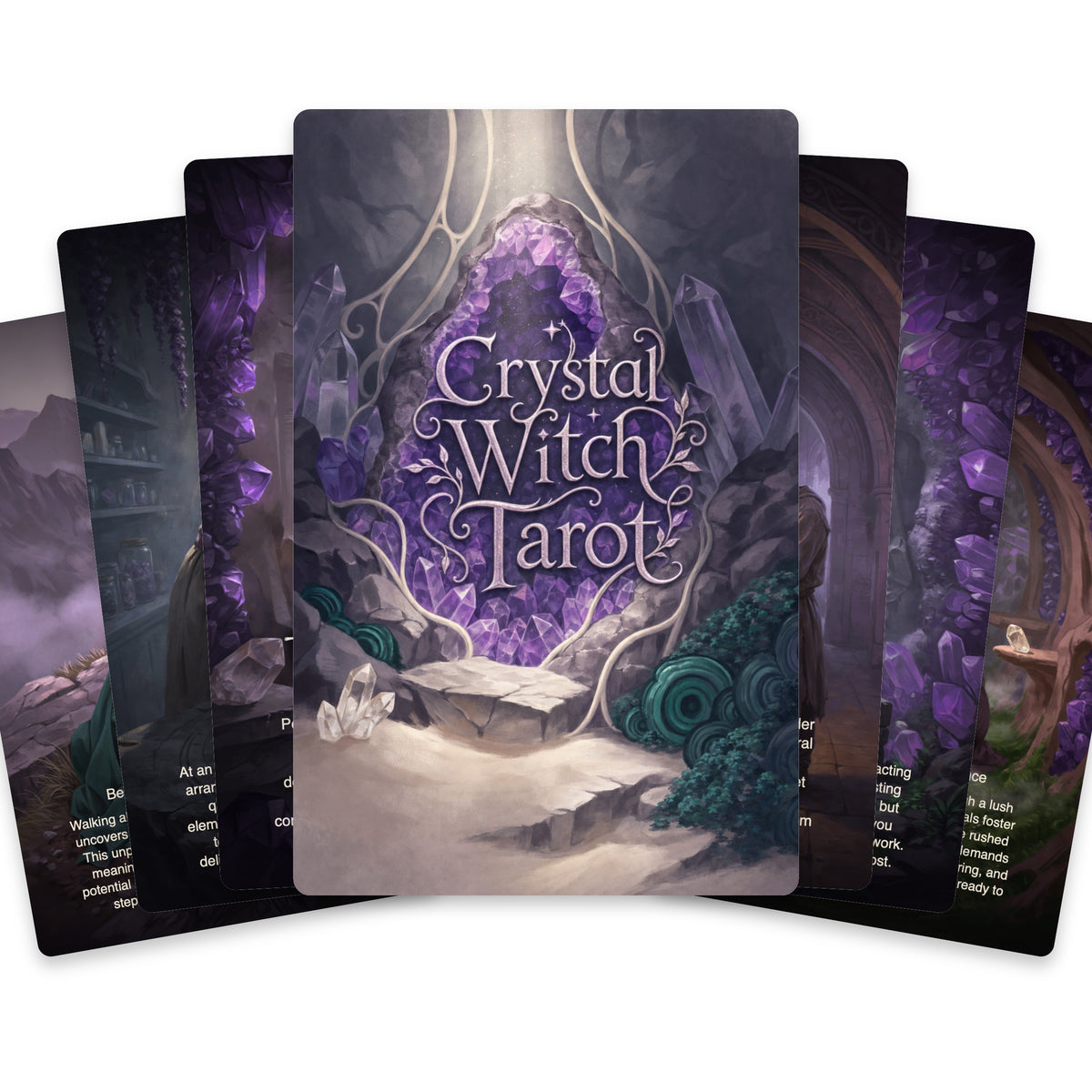 Crystal Witch Tarot — arrangement 1