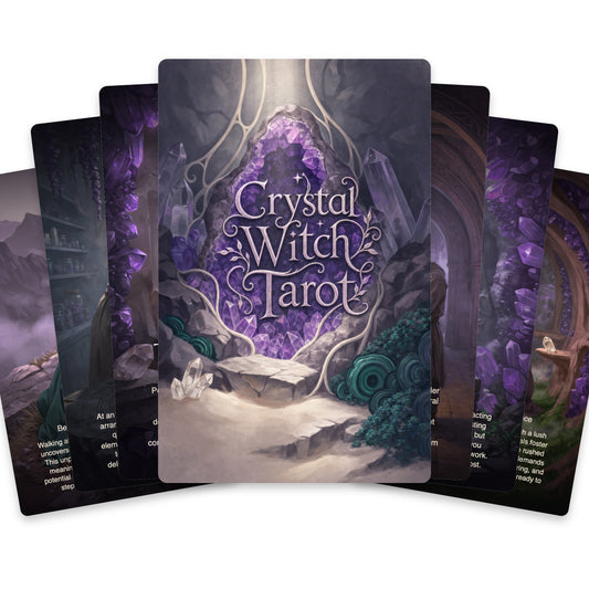 Crystal Witch Tarot — arrangement 1