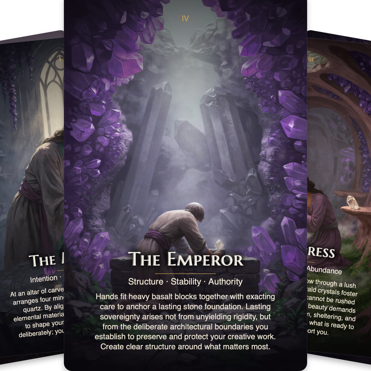 Crystal Witch Tarot — arrangement 11