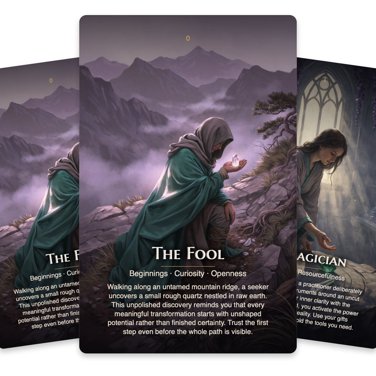 Crystal Witch Tarot — arrangement 5