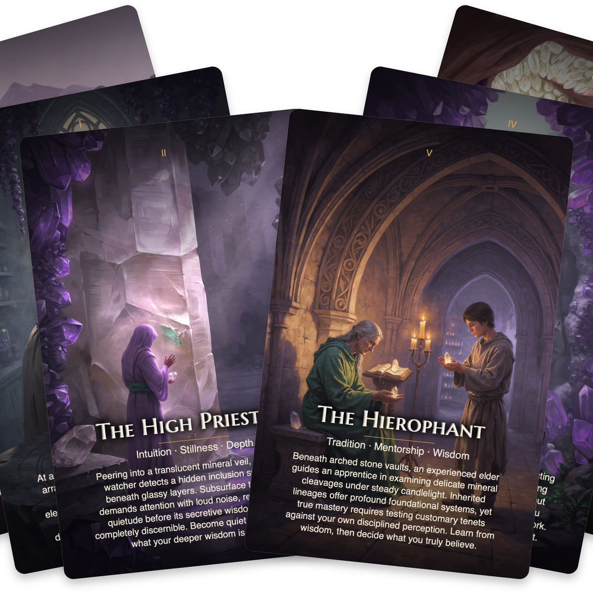 Crystal Witch Tarot — arrangement 6