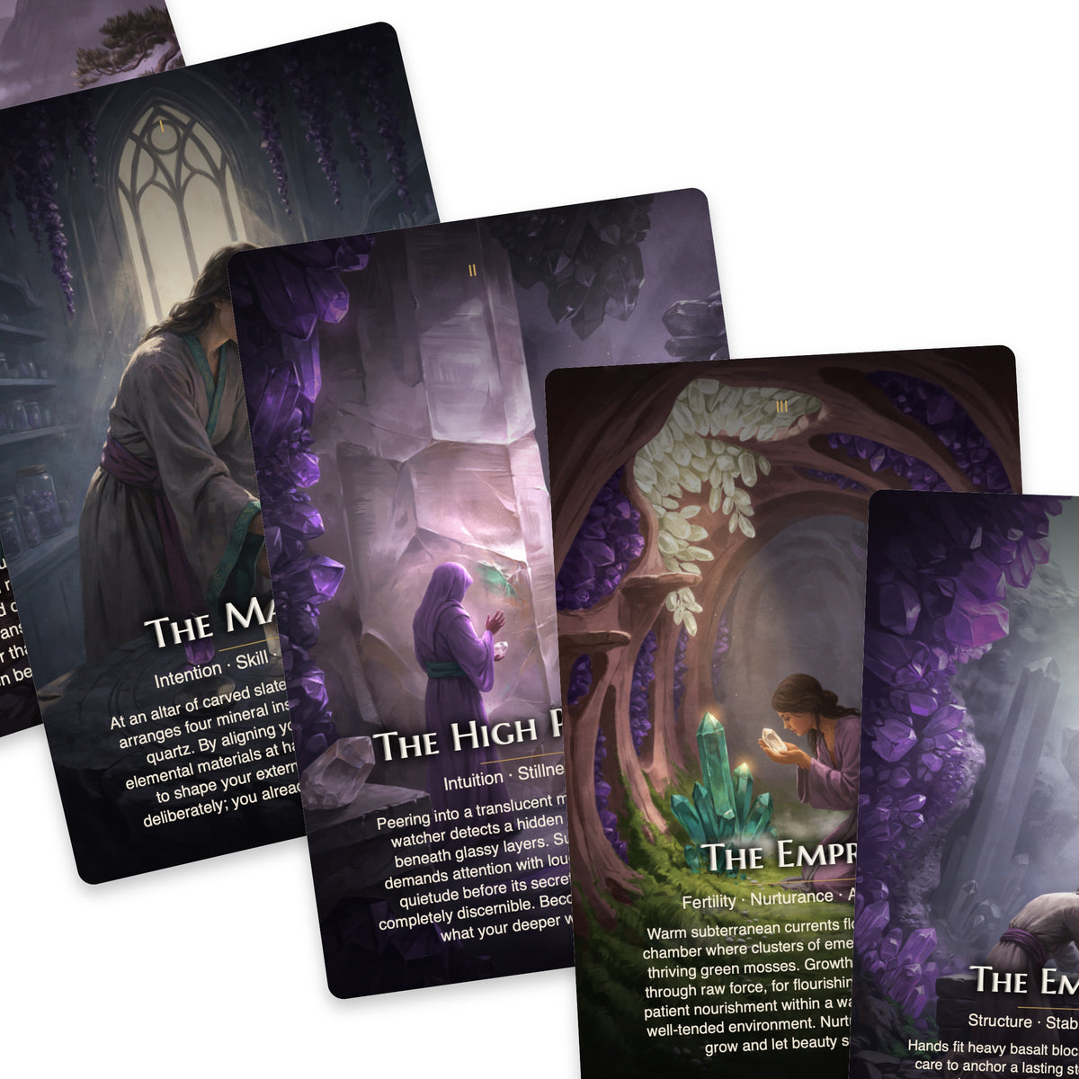 Crystal Witch Tarot — arrangement 8