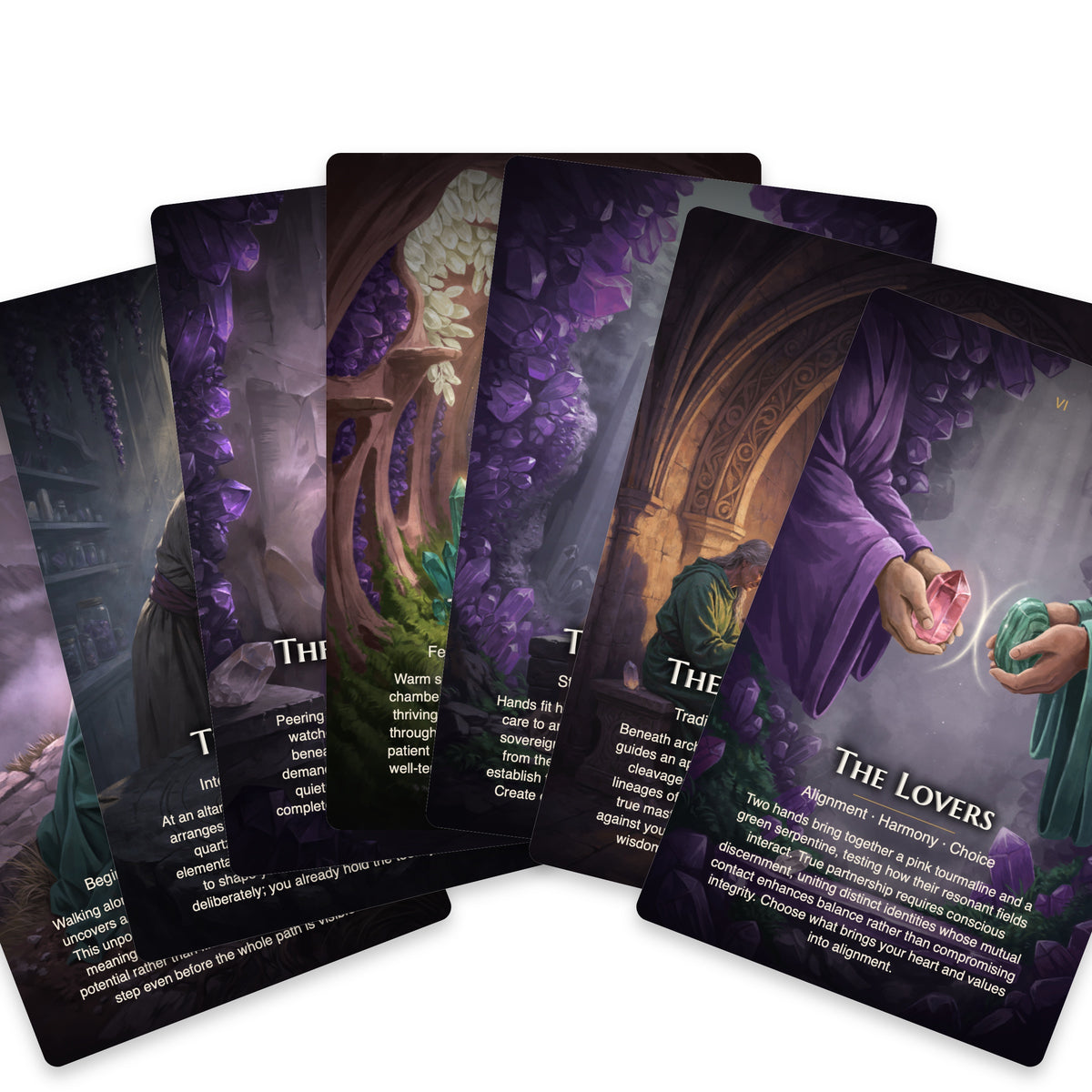 Crystal Witch Tarot — arrangement 9